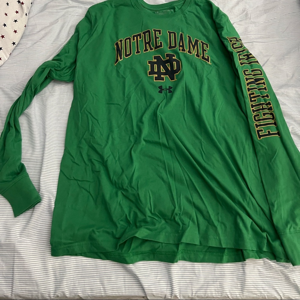 COPY - Notre Dame Green Under Armour Shirt